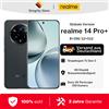 realme Smartphone realme 14 Pro+ 5G Android 15 Qualcomm Snapdragon® 7s Gen 3 Sony IMX882 Fotocamera periscopica IP69 6000 mAh 80 W SUPERVOOC - Bianco