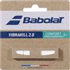 Babolat, Grip per Racchette modello Vibrakill 2.0, taglia unica, colore bianco, gancio largo per massimo assorbimento delle vibrazioni, comfort eccezionale