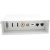 AISENS - A127-0720 - Scatola di giunzione audiovisiva VGA+JACK3.5+2xHDMI+1xUSB-B+1xUSB-C+2xRJ45 Cat.6A STP, Bianco