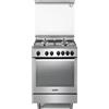 De Longhi Cucina a Gas 4 Fuochi Forno Elettrico 60x60 cm 74 Litri colore Inox - PEMX 64 LSG