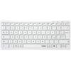 IOPLEE Tastiera wireless ricaricabile bianca