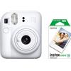 Fujifilm Instax Mini 12 62 x 46 mm Bianco +10 FOTO