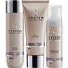 System Professional Repair Shampoo R1+Conditioner R2+Hair Mousse R5 250+200+150ml - kit ristrutturante