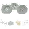 Ingrosso e Risparmio Bomboniere Anniversario Set 10 Scatoline Portaconfetti con Numero 25 Color Argento Nozze di Argento 25 Anni Segnaposto Confettata Traguardo Sposi Fai da Te Matrimonio