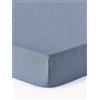 Westwing Collection Lenzuolo con angoli topper in lino lavato Airy