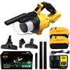 Seeiswork Aspirapolvere senza fili Costruzione industriale Aspirapolvere portatile a secco per uso domestico Utensili elettrici ricaricabili per batteria DeWalt 20V - No Battery