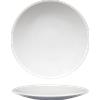 Saturnia Pasta Portata Konos D 28 Cm H 3,8 Cm Porcellana Napoli Bianco