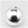 EDG Enzo De Gasperi Palla Natale Poly D 20 Cm Lucida con Polybag Silver 1 Pz