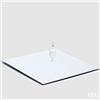 EDG Enzo De Gasperi Base Specchio Quadrata 40 x 40 Cm Silver Vetro
