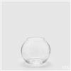 EDG Enzo De Gasperi Vaso Nida Optic Sfera H.17 D.19 C3 Natural Trasparente