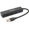VulTech HU-04USB3 Hub USB 3.0 4 Porte SuperSpeed, Adattatore Multipresa USB Alta Velocità 5Gbps, Alimentazione tramite USB, Design Compatto per PC, Laptop, MacBook, Plug & Play