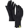 Ortovox 185 Rock'n'wool Glove Liner, Black raven