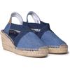 Toni Pons TER, Sandalo Espadrillas con Zeppa Donna, Denim, 36 EU