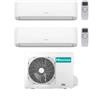 Hisense Climatizzatore Dual Split Hi Comfort 9+9 con 3AMW72U4RJC Inverter Wi-fi R-32 Classe A++ ,