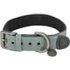 TRIXIE CityStyle collare in cotone per cani M: 35-42 cm/25 mm, salvia, largo