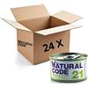 NATURAL CODE Offerta multipack Natural code 21 tonno, agnello e patate in jelly 85gr x 24 pz