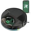 Roomba 205 compactor Aspirapolvere robot 7 programmi, serbatoio 180 ml, Wet e Dry, anti-ingarbugliamento - Nero