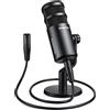 Maono Microfono Dinamico per Podcast - Maono - XLR - PD100 con Cavo XLR 2 mt
