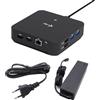 i-tec USB-C DP Dual HDMI Docking Station with Power Delivery 100 W + Universal C