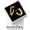 PANDORA Essence Orecchini a cerchio placcati in oro 14k