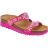 Scholl CALZATURA NEW BOGOTA' WEDGE SATIN+BEADS W FUCHSIA 37
