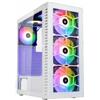 Kolink Observatory HF Vetro White ARGB Case Midi Tower Vetro Temperato No-Power minITX/mATX/ATX