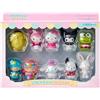 Sanrio NUOVO!! Set mascotte Sofubi originali Sanrio Puroland - 10 pupazzi da dito da...