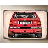 MARTINI RACING POSTER METAL 40x30 CM LANCIA DELTA RALLY