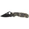 Spyderco PARA 3 G-10 DIGITAL CAMO BLACK BLADE PLAIN C223GPCMOBK