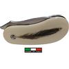 Viper Drop Piuma coltello in acciaio NitroB manico con piuma (vera) cm.5 Italy