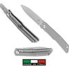 Fox : FX 525 TI The Sicilian : TERZUOLA design manico titanio sabbiato -N690Co