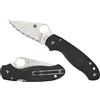 Spyderco PARA 3 FRN BLACK SERRATED C223SBK