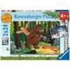 Ravensburger Puzzle Gruffalo, 2 Puzzle di 24 Pezzi, Età Consigliata 4+, Puzzle per Bambini, Stampa di Alta Qualità, 05227 1