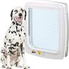 Ferplast Gattaiola, Porta per Cani, Entrata e uscita controllabile 4 vie, Protezione da Correnti d'Aria, Porticina per Cani, Taglia L, Bianco
