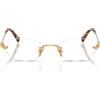 Miu Miu Occhiali da Vista MUA54S 5AK08N Oro/Trasparente Donna 51/20/140