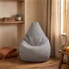 Talamo Italia Dmora Pouf Poltrona a Sacco, Rivestimento in Cotone, 60 x 50 x 80 cm