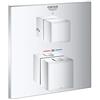 Grohe 24154000 Grohtherm Cube Miscelatore Termostatico Doccia a 2 Vie con Deviatore