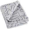 Bone Dry Coperta per Animali Domestici con Stampa ossea Goffrata, 36 x 48,