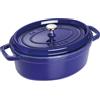 Staub Cocotte ovale in ghisa vetrificata 29cm - blu