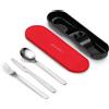 Guzzini Store&Go Posate da viaggio - Rosso