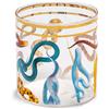 Seletti TOILETPAPER SNAKES bicchiere in vetro - trasparente/multicolore