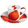 Taitù FREEDOM Tazza espresso con piattino - rosso
