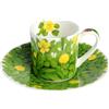 Taitù PRATI ITALIANI Tazza espresso con piattino - yellow