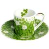 Taitù PRATI ITALIANI Tazza espresso con piattino - white