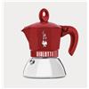 Bialetti INDUCTION Moka - rossa (Tazze: 2tz.)