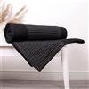 Appletree Loft - Copriletto in 100% cotone, 150 x 200 cm, colore: Nero