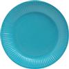 Pronappe Pro Tovaglia - Rif. 79216i - 20 piatti - diametro 23 cm - cartone - turchese