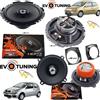 Hertz Evotuning Kit 4 Casse Altoparlanti Hertz Dcx 170.3+Dcx 130.3 Ant e Post per Fiat Punto 188