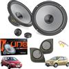 Hertz Evotuning Altoparlanti Hertz K165 con kit Installazione Tasche e Cavi per Fiat Punto 188