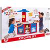 GLOBO S.R.L. Dolu Kitchen Set Cucina Modulare con 33 Accessori alta 100 cm